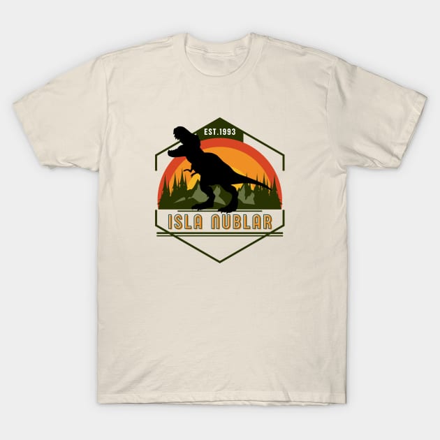 Jurassic Park T-Rex Isla Nublar T-Shirt by Jurassic Merch